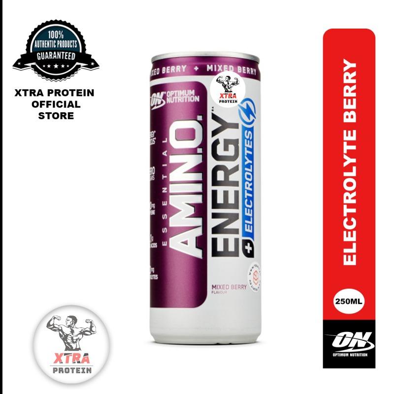 Optimum Nutrition Amino Energy + Electrolyte (250ml) 24 Pack, Health