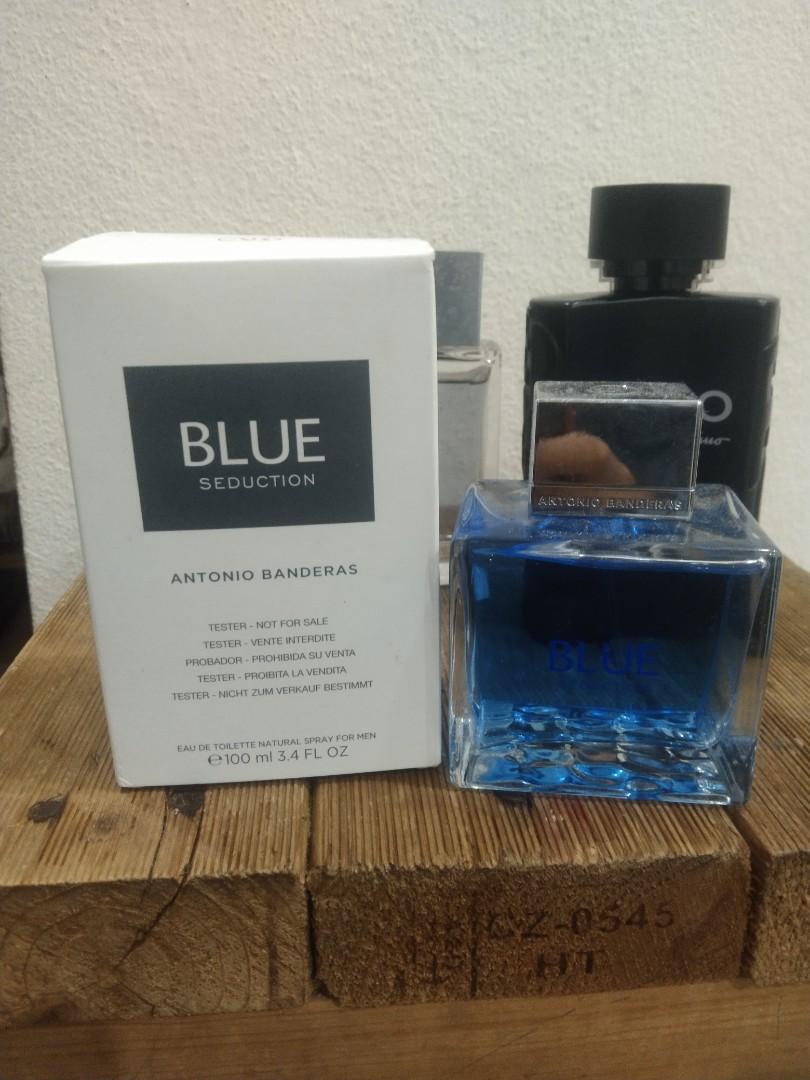 Original Antonio Banderas Blue Seduction EDT 100ml, Beauty & Personal ...