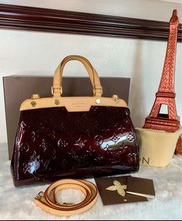Louis Vuitton Brea NM Handbag Monogram Vernis PM at 1stDibs