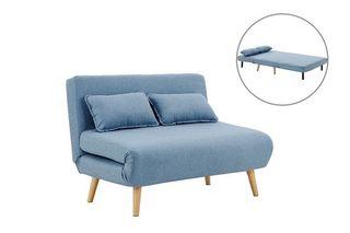 Ovela Jepson 2 seater sofa bed ( Denim Blue )