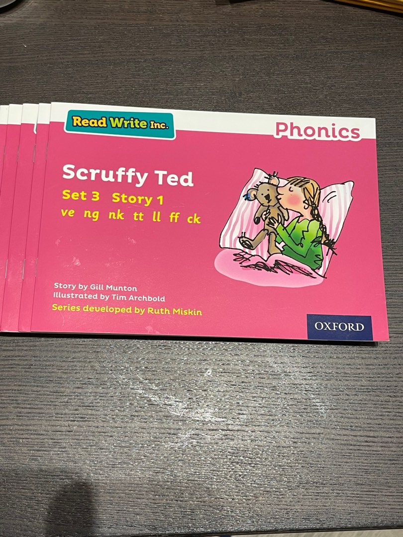 Oxford Phonics Set 3 Story Book (pink level), 興趣及遊戲, 書本 & 文具, 教科書