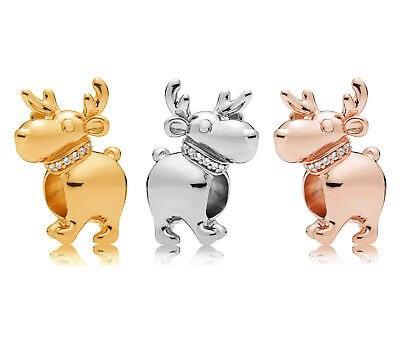 Pandora authentic Sales Rose Gold Happy Reindeer Charm Women s Fashion Jewelry Organisers Charms on Carousell