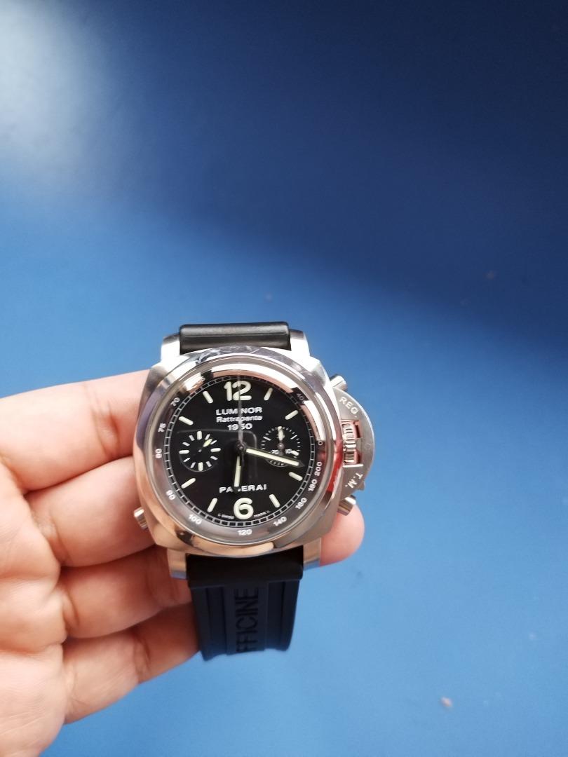 Panerai Luminor 1950 PAM213 Rattrapante Chronograph 44mm Auto