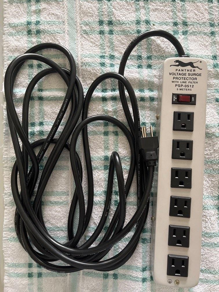 Panther Voltage Surge Protector (Extension Cord), TV & Home Appliances