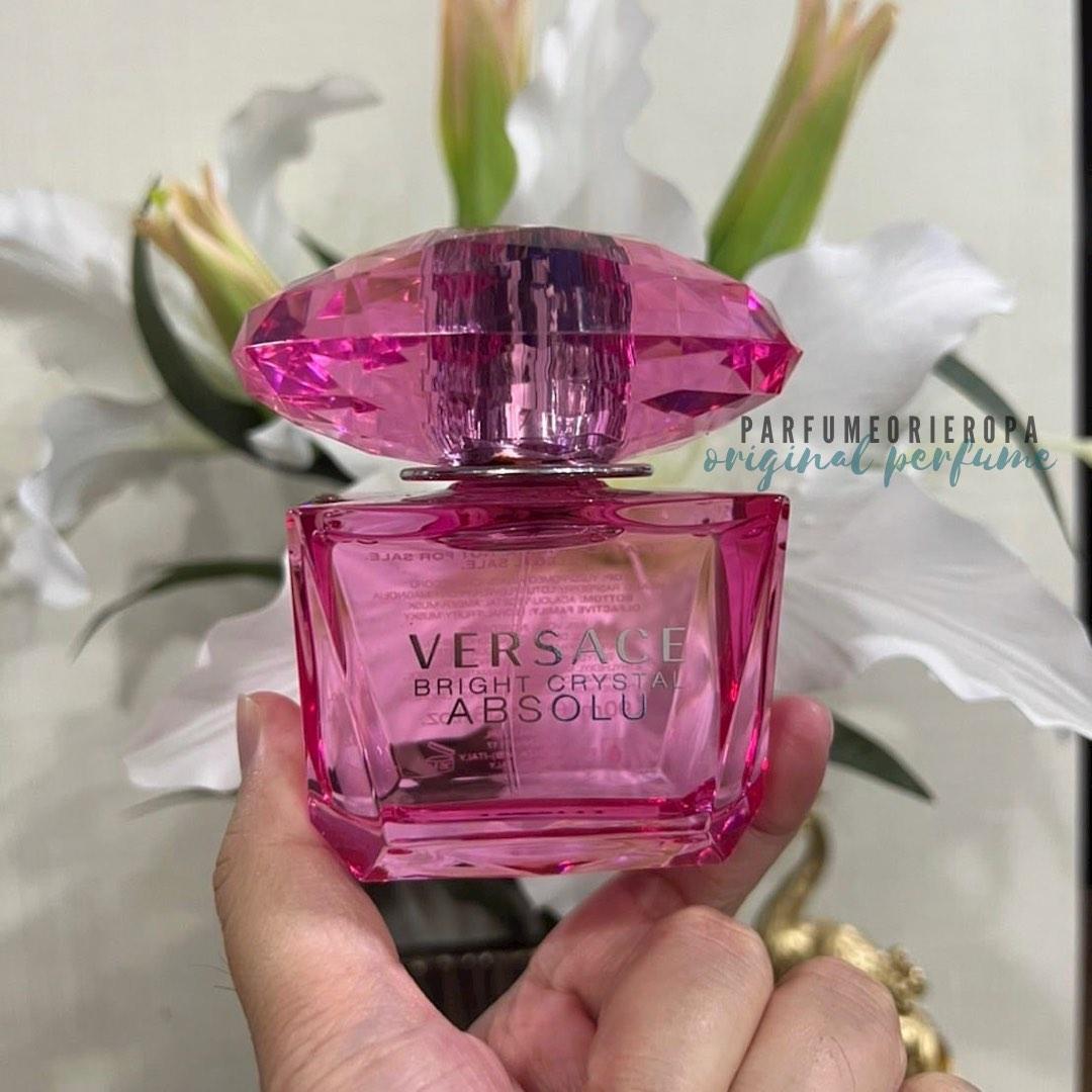 Parfum Wanita Versace Bright Crystal Absolu 100ml Original NON BOX  Parfume tahan lama, ori eropa, review aroma nya dibawah bacaan main accords  di