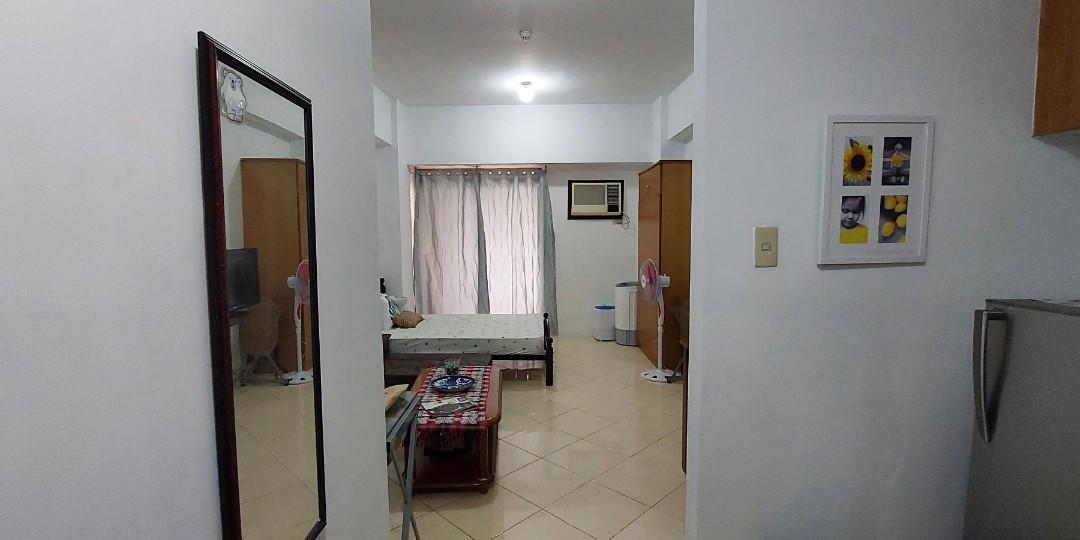 Paseo Parkview Tower 2 Unit 26D (Category: Apartments & Condos) located in Cainta. Submitted by attproperty (Listing ID 1085728544, Image 3). Description: 37 sqm studio unit with balcony Facing san agustin and near elevator Furnished and newly repainted with shower heater and new dining table set As per admin, no pets allowed *Will be available mid November 2026.