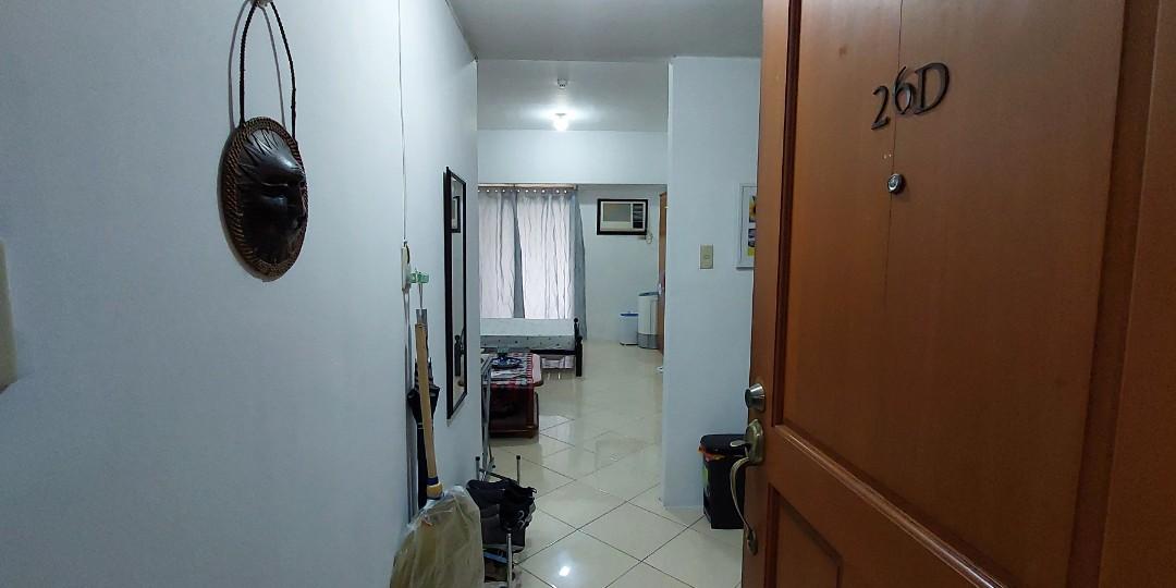 Paseo Parkview Tower 2 Unit 26D (Category: Apartments & Condos) located in Cainta. Submitted by attproperty (Listing ID 1085728544, Image 2). Description: 37 sqm studio unit with balcony Facing san agustin and near elevator Furnished and newly repainted with shower heater and new dining table set As per admin, no pets allowed *Will be available mid November 2026.
