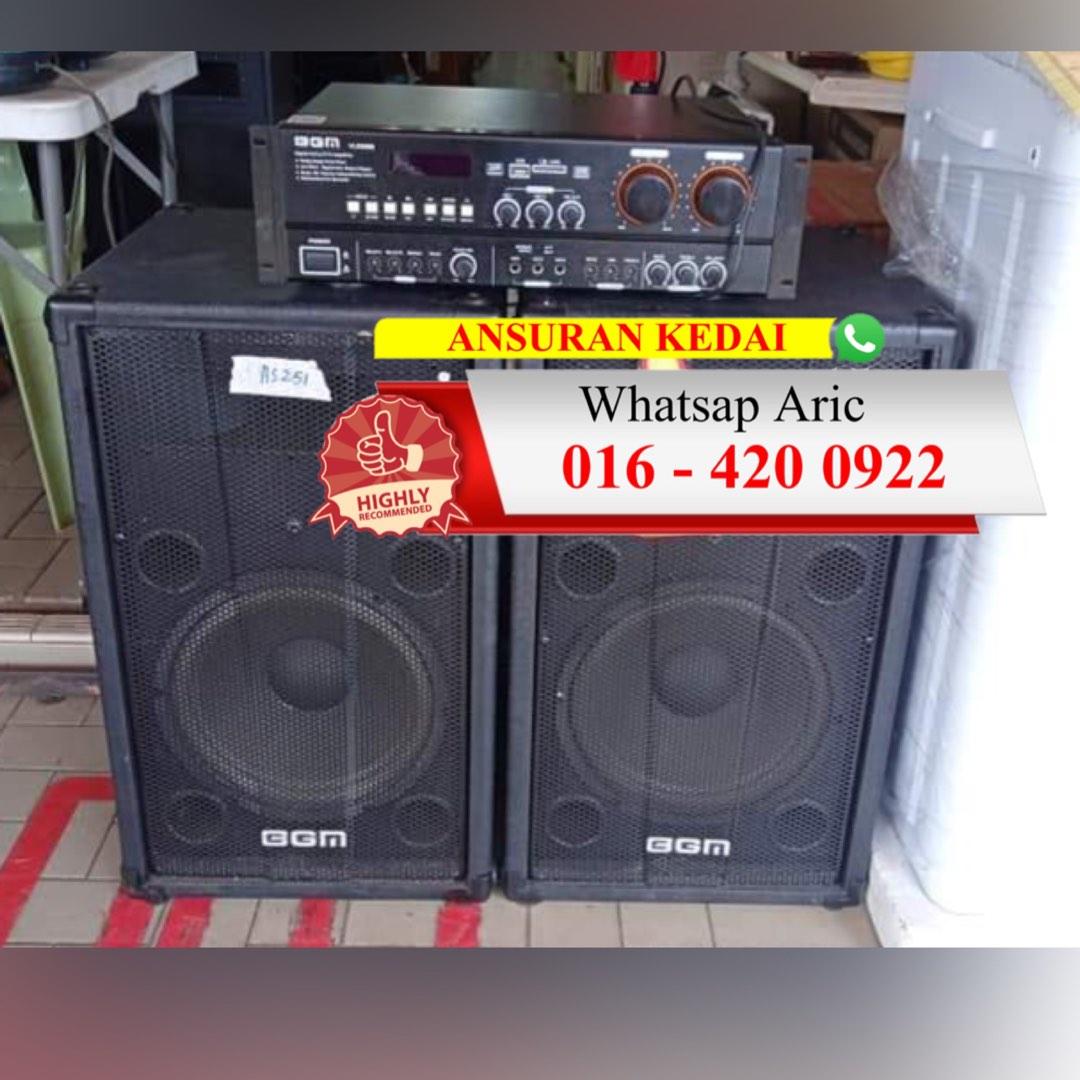 PERABOT ELEKTRIK ANSURAN KEDAI, Audio, Soundbars, Speakers & Amplifiers
