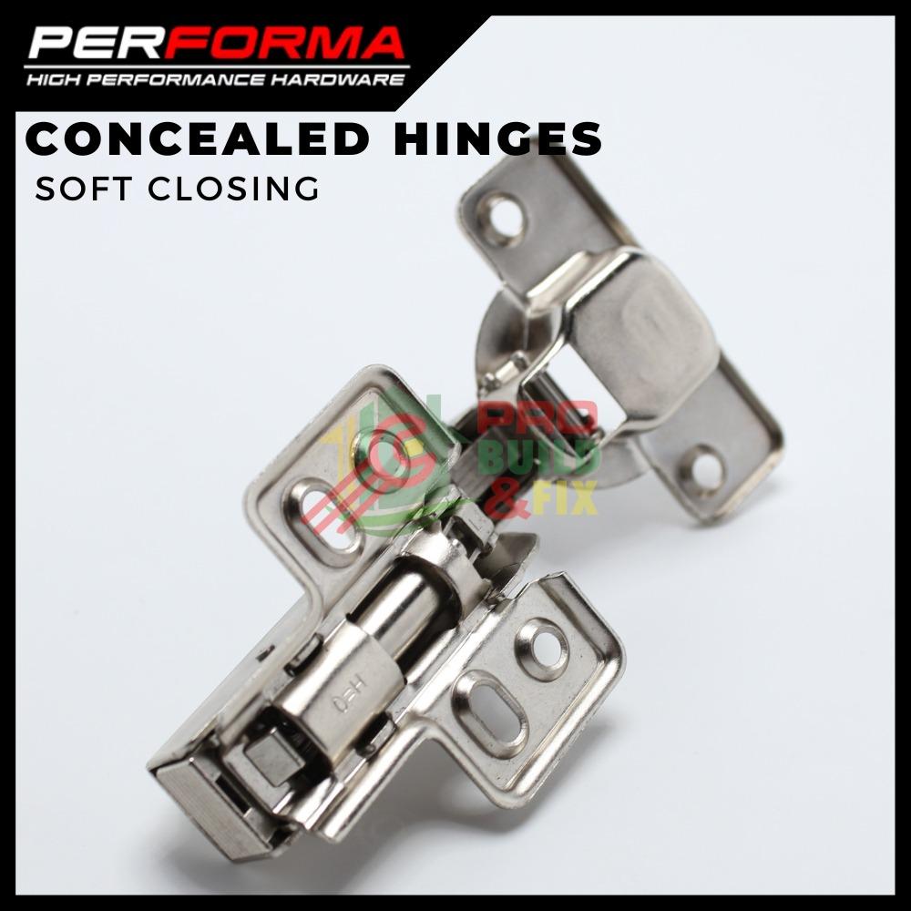 PERFORMA Hydraulic Soft Close Concealed Hinge (per pair