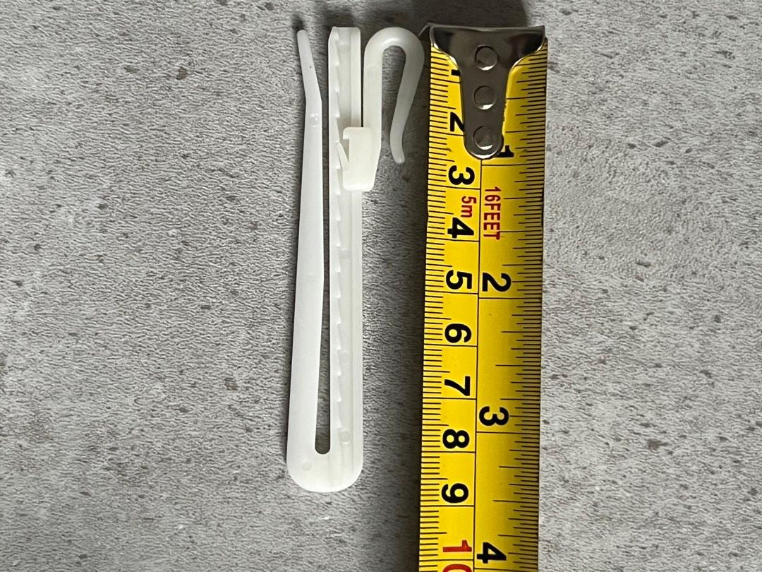 Plastic Curtain Hook (Adjustable), Furniture & Home Living, Home Decor