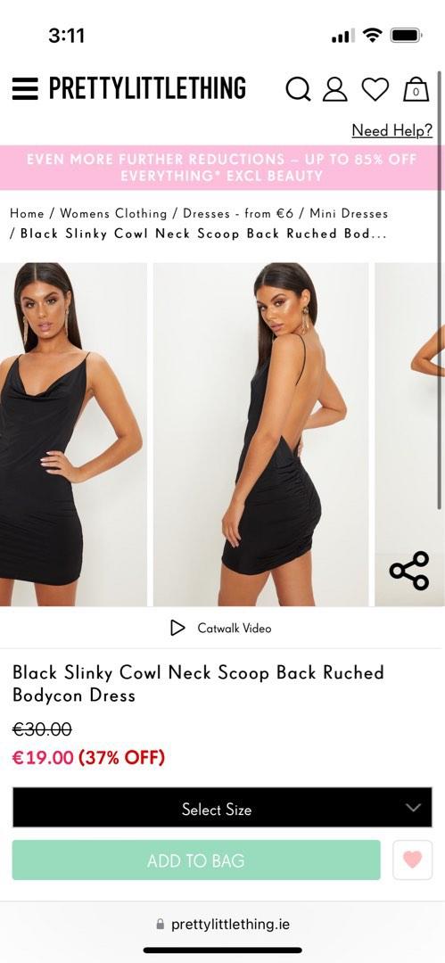 Plt cowl neck dress on sale