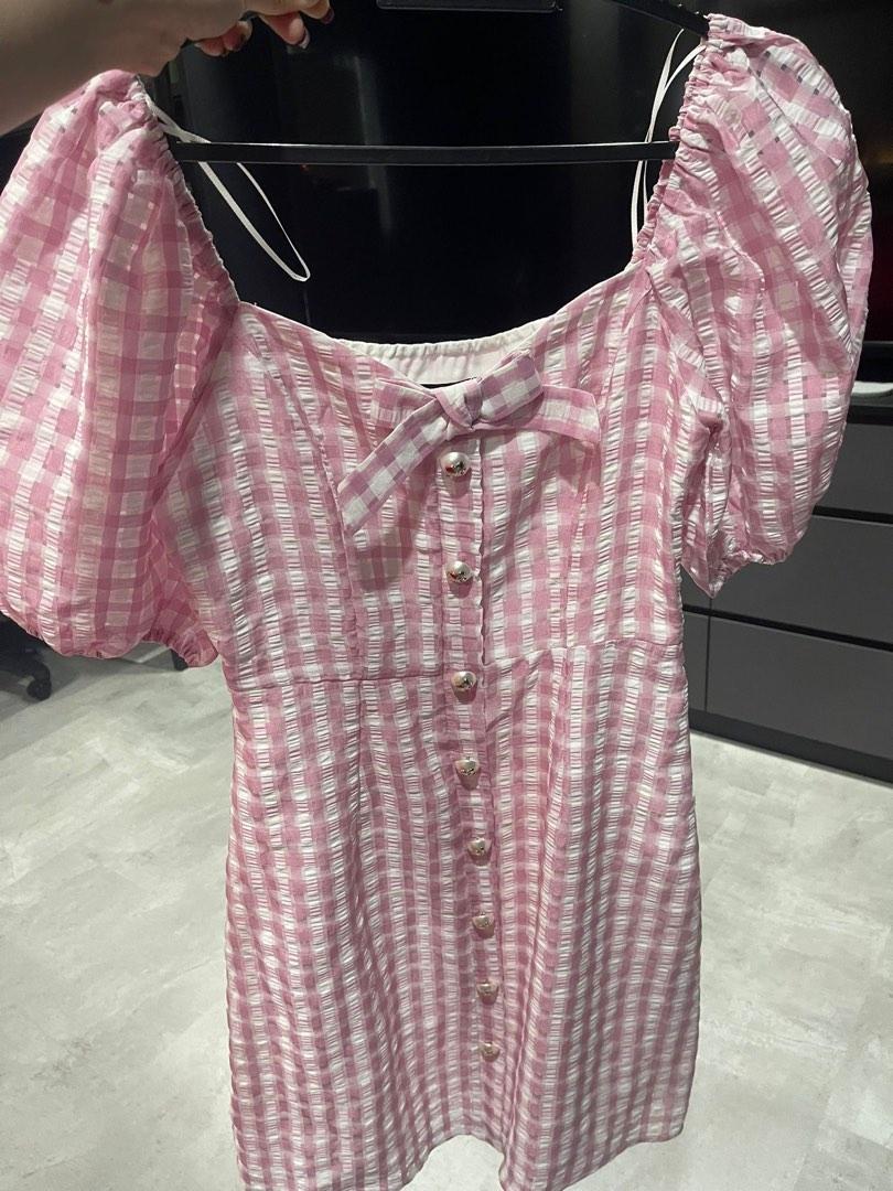 Pomelo x Barbie Pink Dress, Women's Fashion, Dresses & Sets, Dresses on