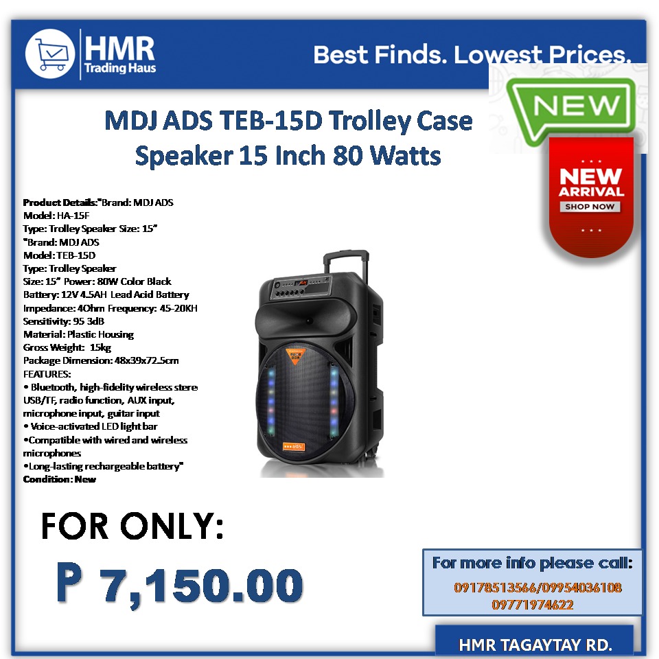 Ads trolley speaker top
