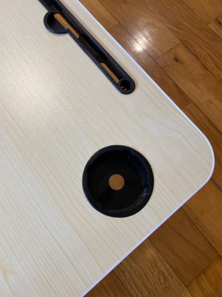 Portable Wooden Table (Category: Desktops) located in Quezon City. Submitted by thrift.manila (Listing ID 1180522377, Image 3). Description: .