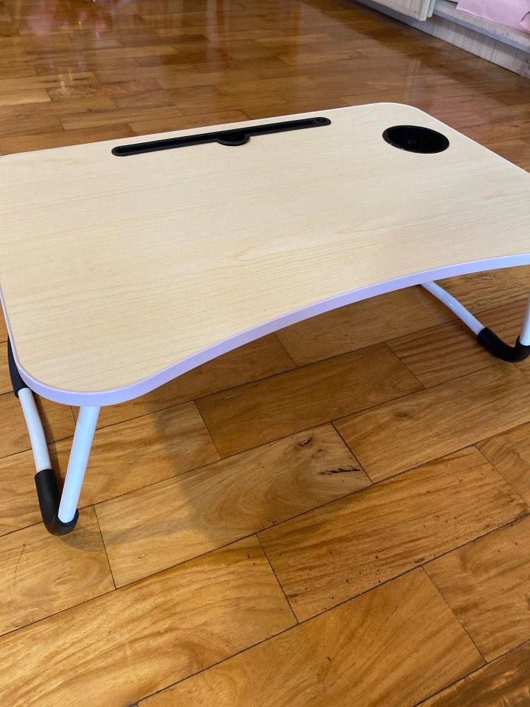 Portable Wooden Table (Category: Desktops) located in Quezon City. Submitted by thrift.manila (Listing ID 1180522377, Image 2). Description: .