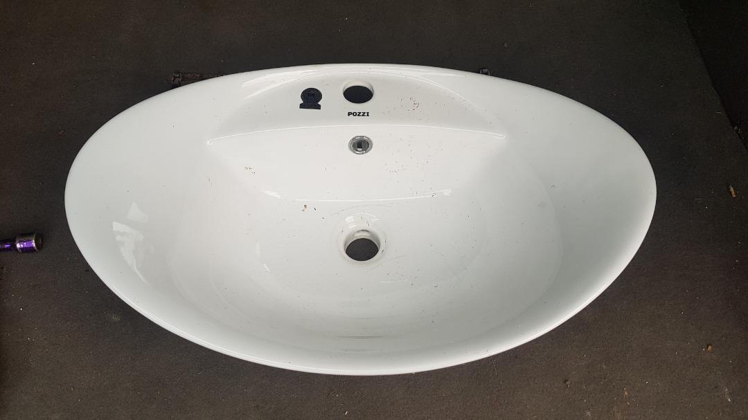 Pozzi Vessel Basin Vessel Basin Lavatory, Furniture & Home Living ...