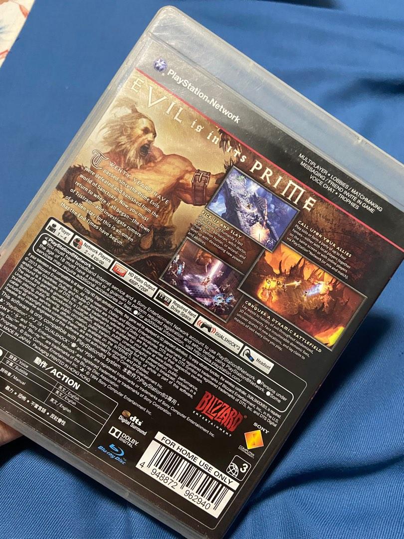 PS3 DIABLO (Category: PlayStation) located in Taguig. Submitted by jowaanne (Listing ID 1180589322, Image 2). Description: Shopee checkout for shipping only Payment via gcash.