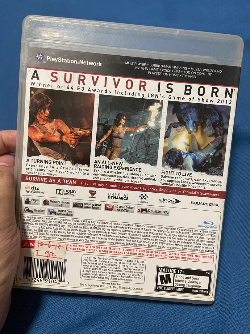 PS3 TOMB RAIDER (Category: PlayStation) located in Taguig. Submitted by jowaanne (Listing ID 1180585483, Image 2). Description: Shopee checkout for shipping only Payment via gcash.