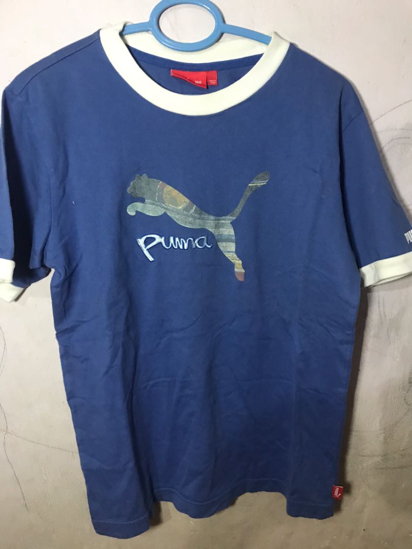Puma blue shirt sale