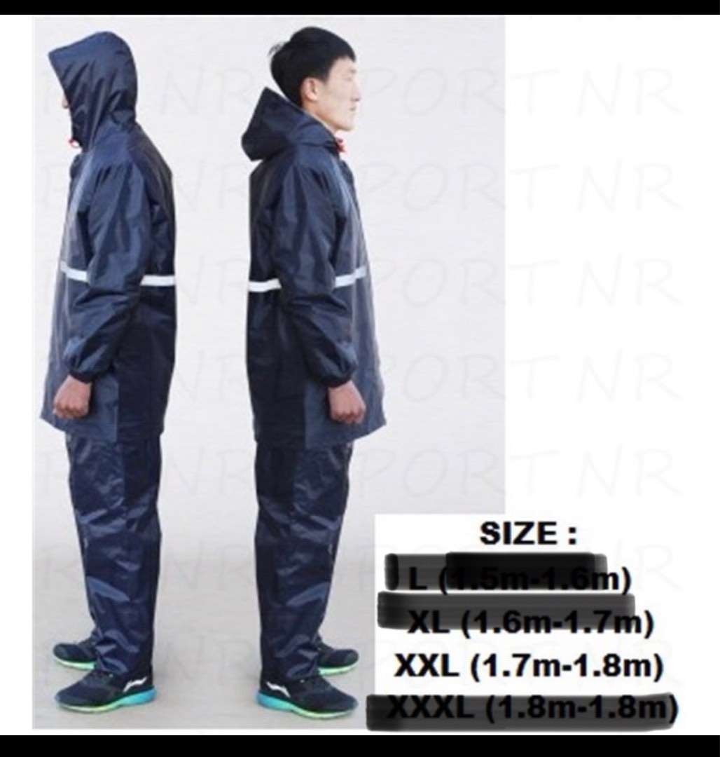Rain jacket and pants, Motorcycles, Motorcycle Apparel on Carousell