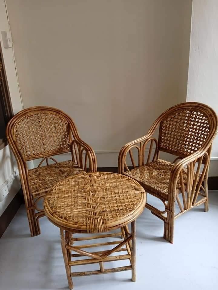Rattan XL solihiya set, Furniture & Home Living, Furniture, Sofas on