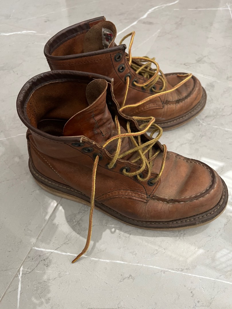 Red Wing 1907 Classic Moc Toe Men s Fashion Footwear Boots on