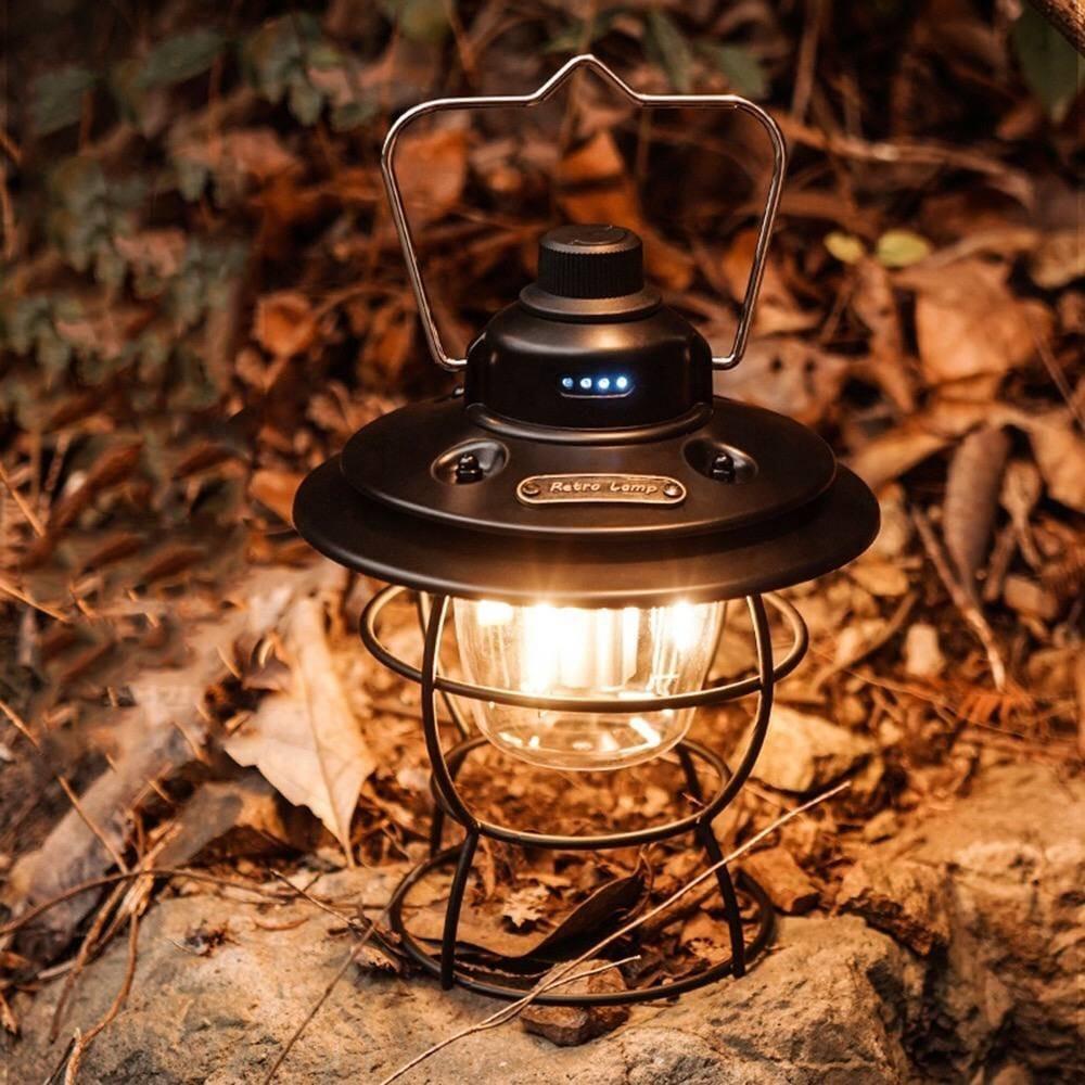Retro Camping Lamp, Sports Equipment, Hiking & Camping on Carousell