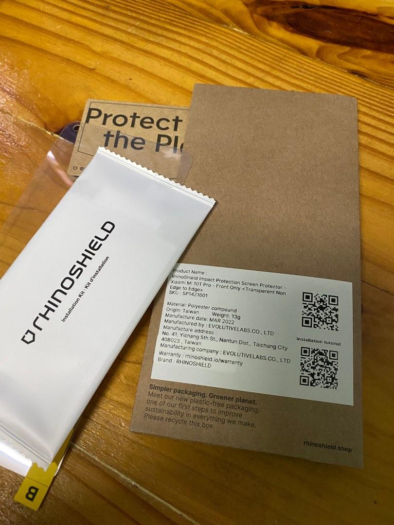 Rhinoshield Screen Protector for Xiaomi Mi 10T/Pro, Mobile Phones &  Gadgets, Mobile & Gadget Accessories, Cases & Covers on Carousell