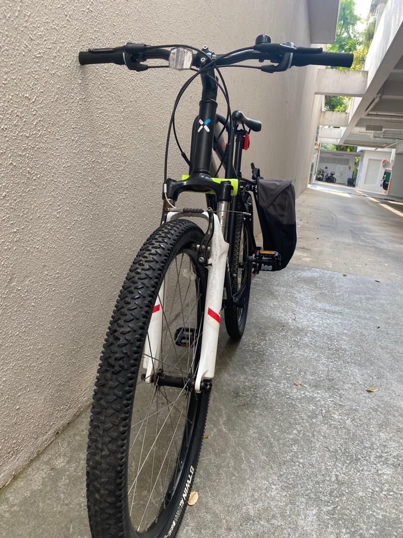 ROCKRIDER SPORT TRAIL 100 BLACK Size XL 185 195cm Free accessories Sports Equipment Bicycles Parts Bicycles on Carousell