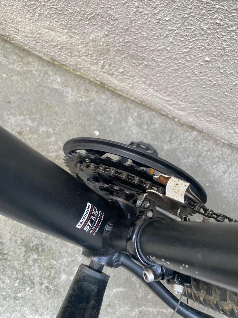 ROCKRIDER SPORT TRAIL 100 BLACK Size XL 185 195cm Free accessories Sports Equipment Bicycles Parts Bicycles on Carousell