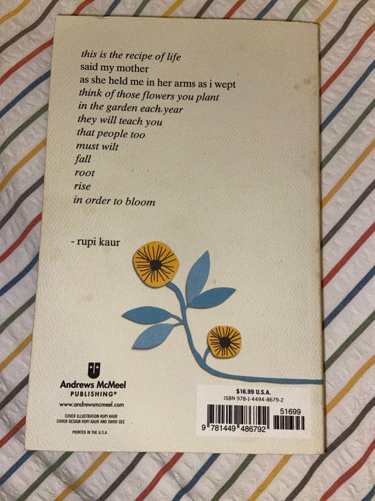 Rupi Kaur the sun and her flowers, Hobbies & Toys, Books & Magazines ...