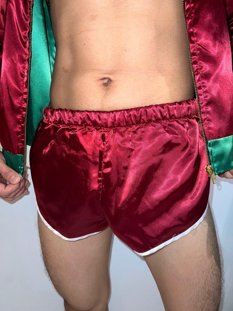 Satin running shop shorts