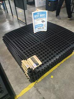 Scahffen interlocking rubber mats 3x3ft