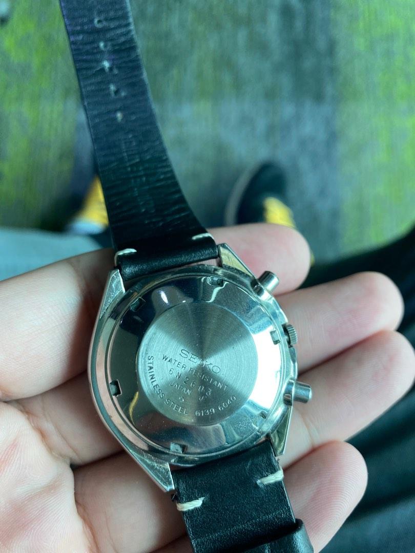 Seiko Vintage Silver Ghost 6139-6040, Men's Fashion, Watches & Accessories,  Watches on Carousell