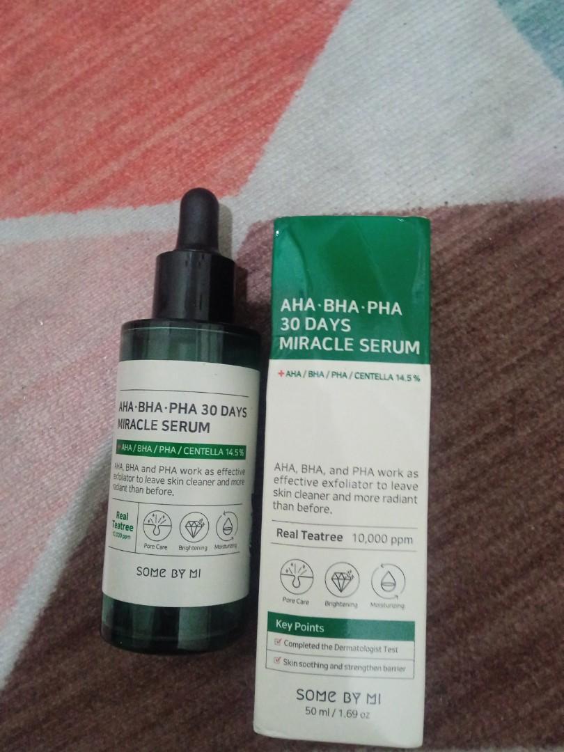 Serum somebymi miracle aha. Bha. Pha 30days, Kesehatan & Kecantikan ...