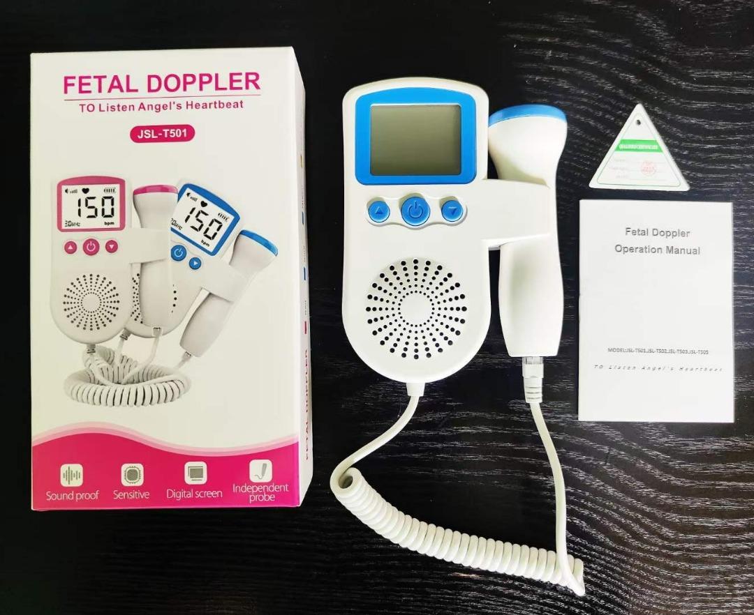 [SG Stock] Fetal doppler Baby heart rate detector Ultrasound monitor ...