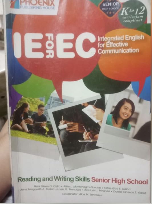 SHS K12 READING AND WRITING SKILLS (phoenix publishing) integrated