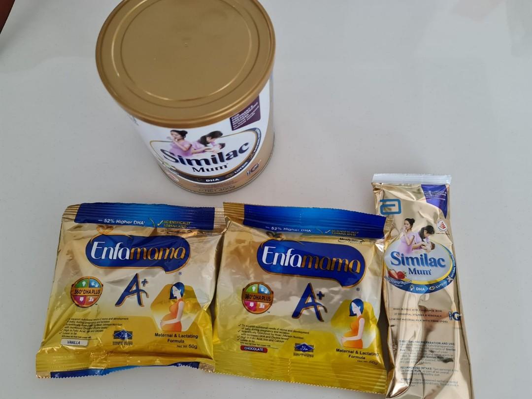 Similac mum and enfagrow Mama milk power, Babies & Kids, Maternity Care ...