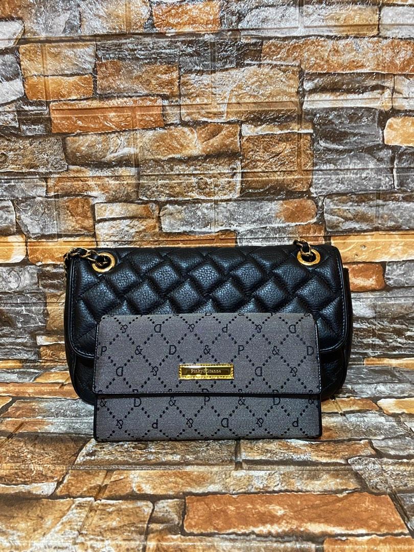 Sisley Quilted Chain Sling (two way), Women's Fashion, Bags & Wallets