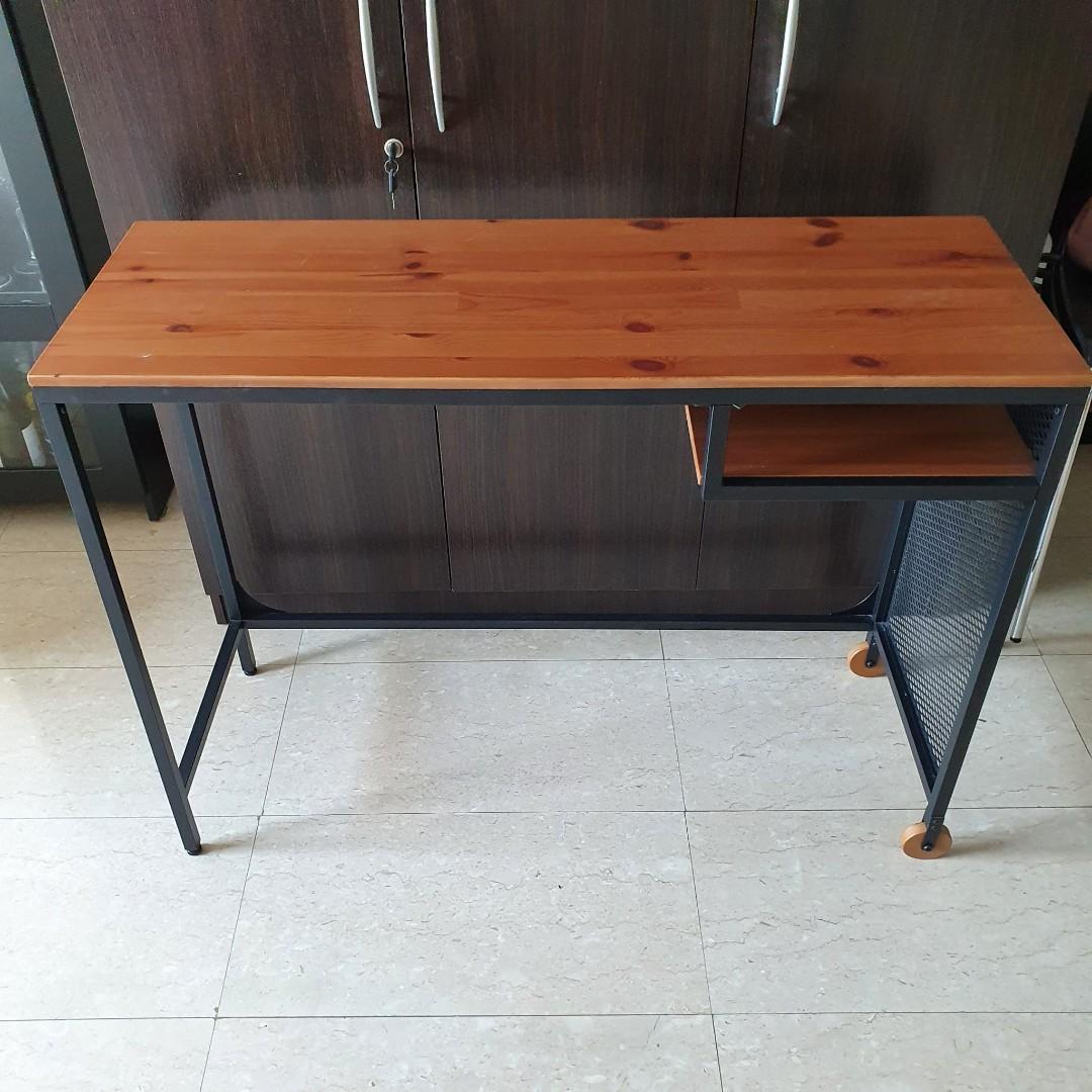 Small desk with wheels ikea furniture home living furniture tables