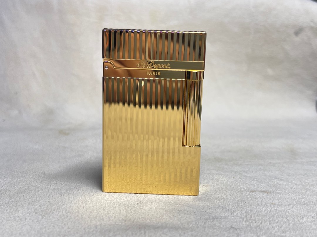 S.T. Dupont lighter ( gold colour original st dupont lighter line 2 ligne 2 ), Hobbies & Toys