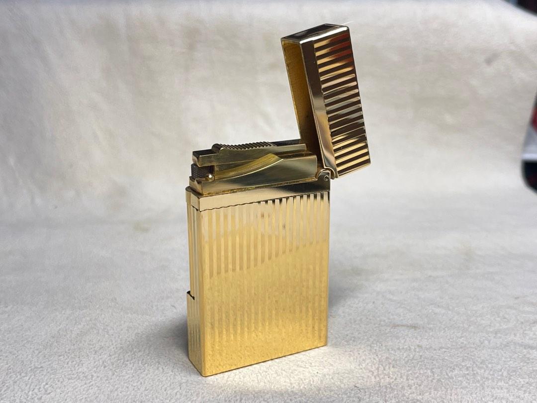 S.T. Dupont lighter ( gold colour original st dupont lighter line 2 ligne 2 ), Hobbies & Toys