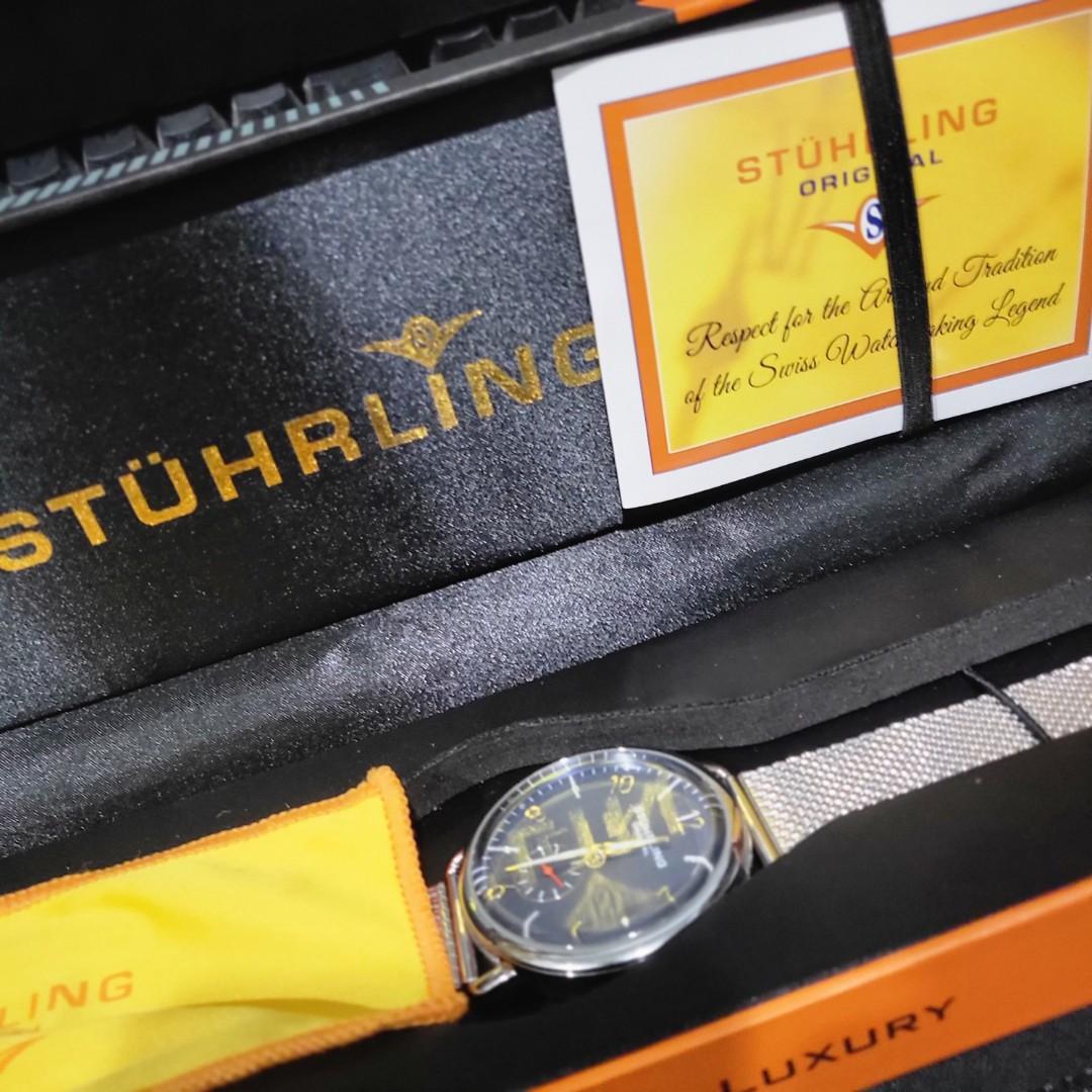 St hrling Jenson Quartz 42mm Classic Watch