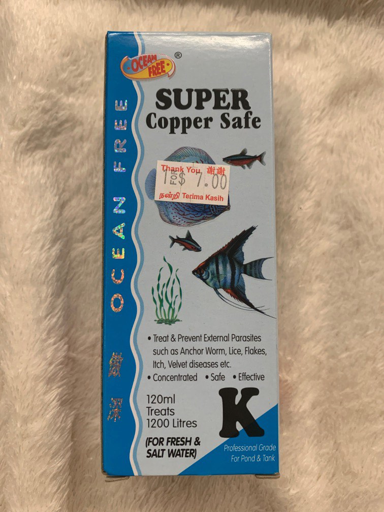 Super Copper Safe (External Parasite Medication For Fish), Pet Supplies, Homes & Other Pet