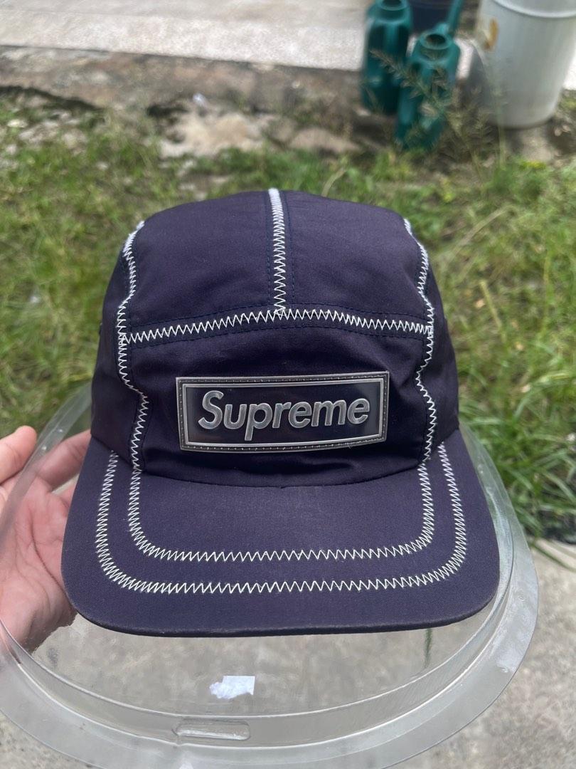 Supreme Contrast Stitch Camp Cap ブラック - 帽子