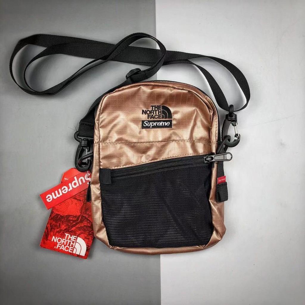 Supreme x The North Face Metallic Shoulder Bag Rose Gold