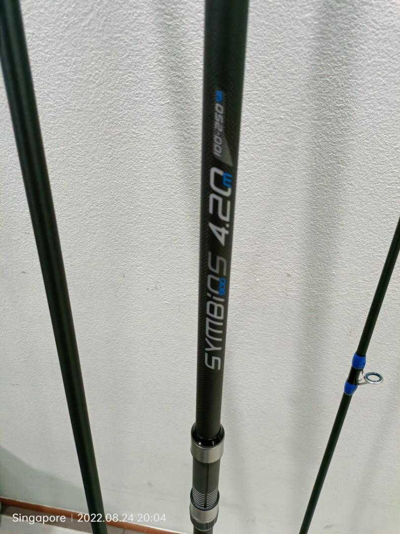 Surfcasting rod 13ft7 and reel combo Daiwa crosscast 6000 spinning