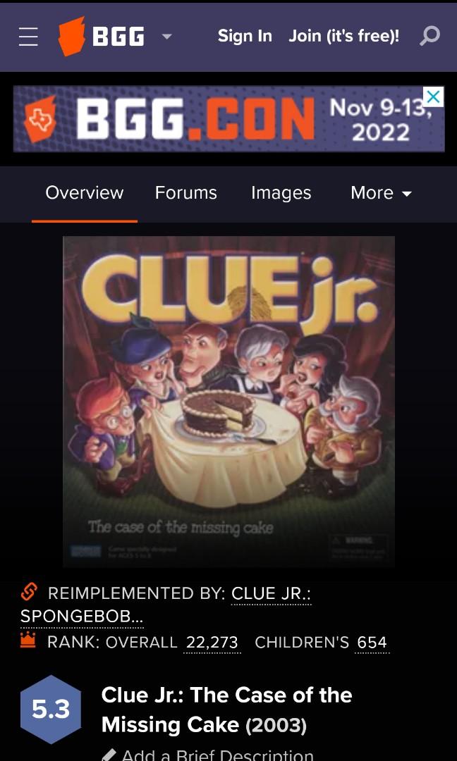 Clue Jr.: The Case of the Missing Cake, Image