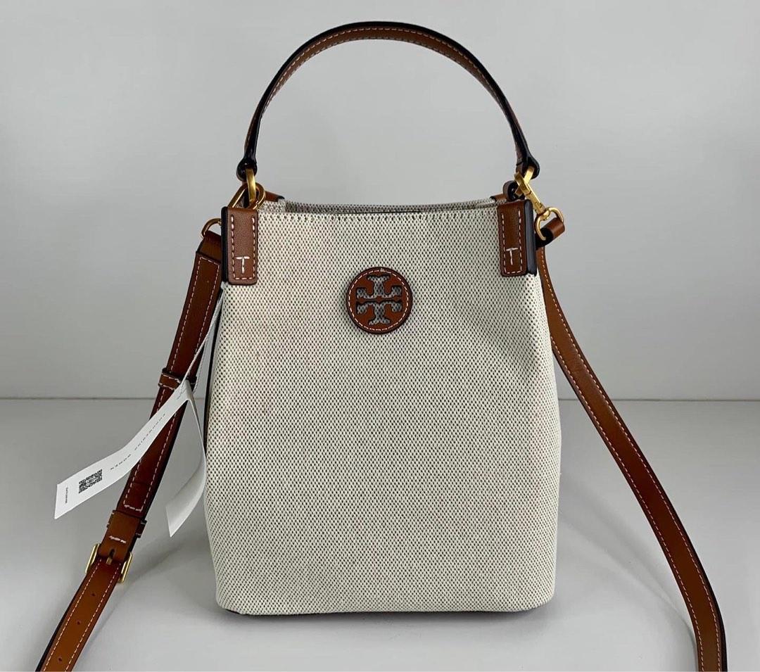 Tory Burch McGraw Canvas Bucket Bag