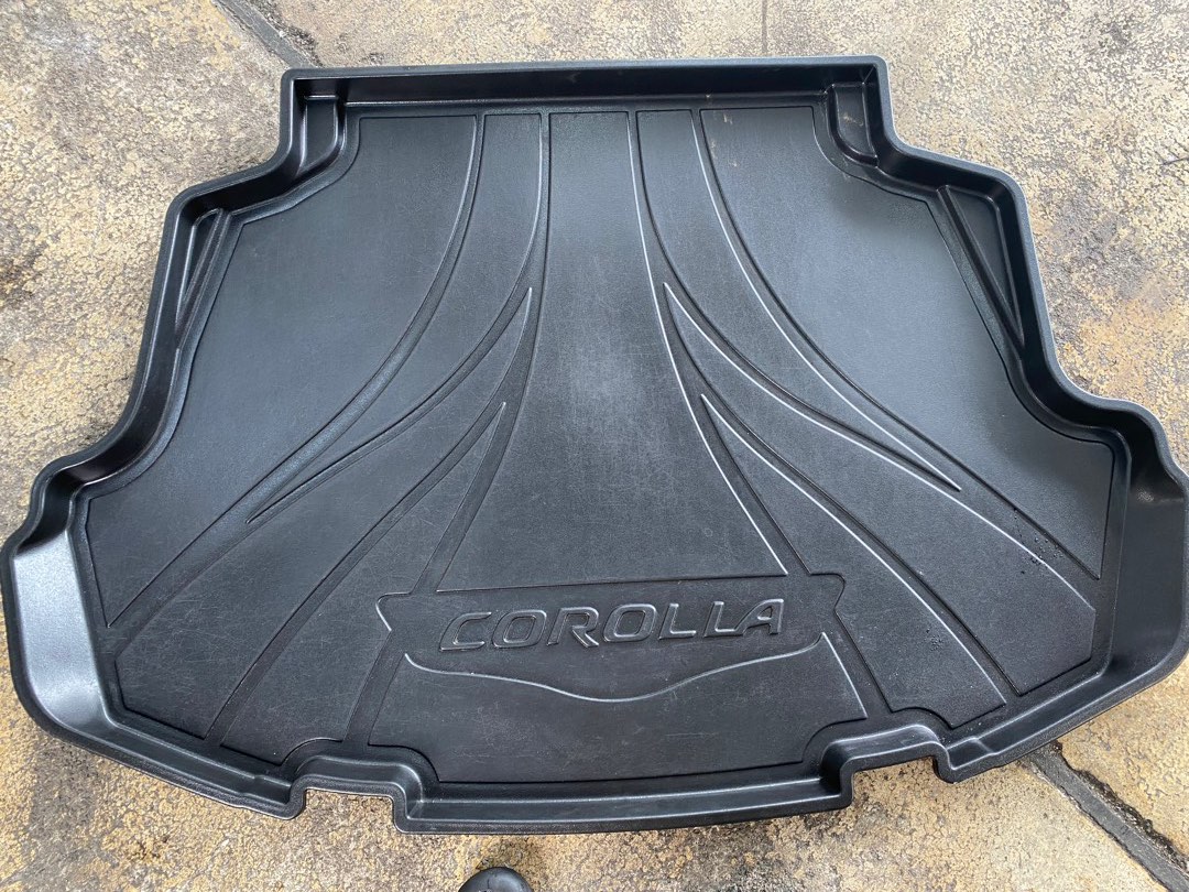 Toyota Corolla Altis Trunk Rubber Mat, Car Accessories, Accessories on